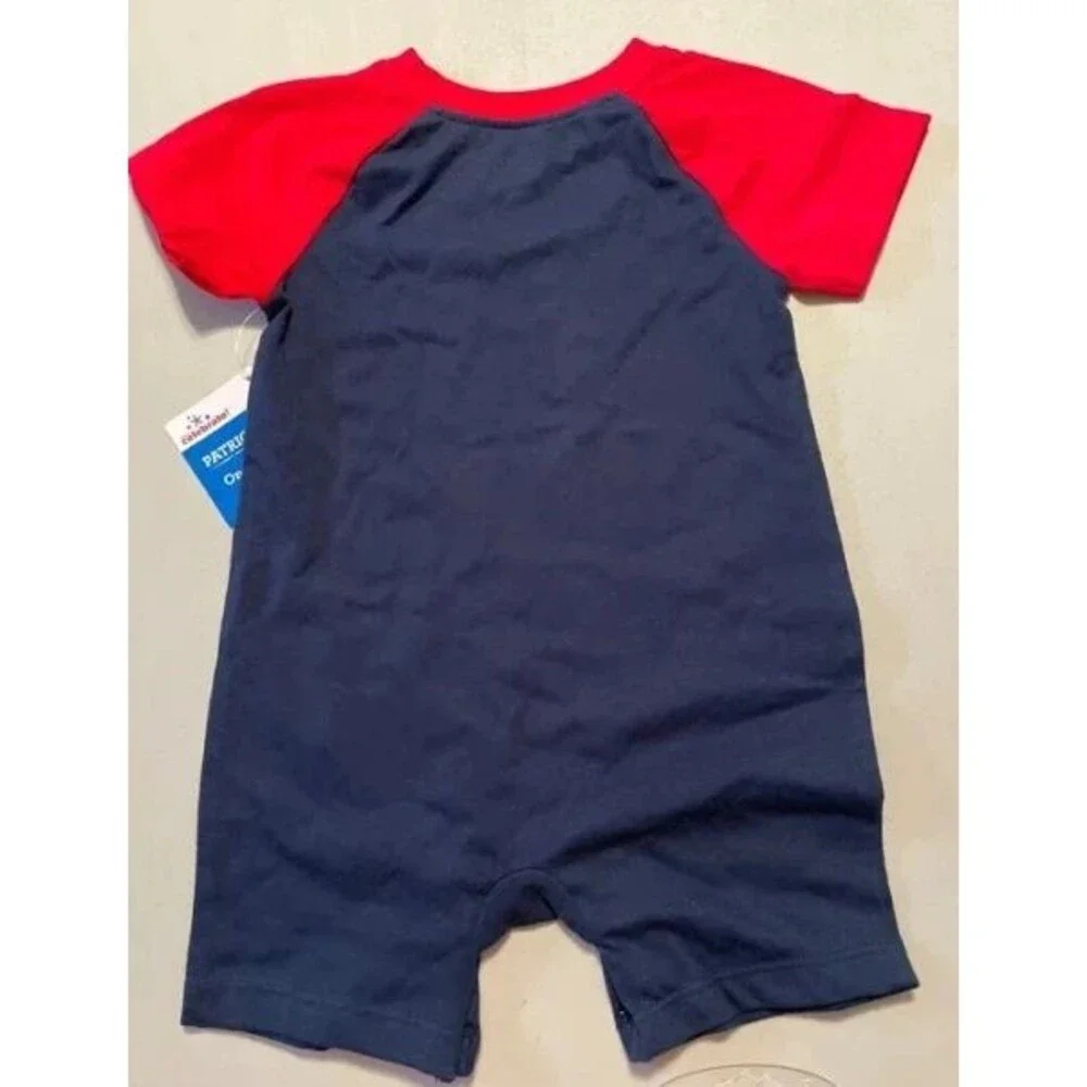 Infant Boy One piece Patriotic Little and Proud 3/6 mon